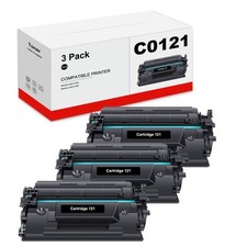 3 PK CRG121 3252C001 Black Toner Compatible for Canon 121 imageCLASS D1620 D1650 picture