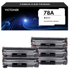 5x Black CE278A Laser Toner for HP 78A LaserJet Pro P1560 P1566 P1600dn P1606 picture