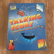Vtg Talking Icons Computer PC Software, Animation Clip Art Retro Fun Kids picture