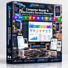 Computer Repair Shop Software Multi-User Service Manager for Windows Mac Digital picture