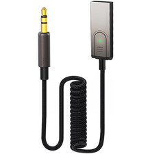 Adaptador de Bluetooth 5.3 a auxiliar para automóvil, USB a TRS de 3,5 mm. Nuevo picture