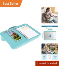 Travel-Friendly Aqua Sky Lap Desk - Fits 14