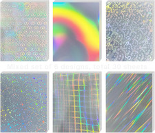 30 Sheets Holographic Sticker Paper for Inkjet&Laser Printer, Printable Vinyl picture