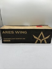 ARES WING GDT1004PBK Single Monitor Arm Counterbalance Mount Black New picture