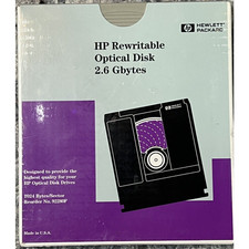 HP 92280F 2.6GB Rewritable Magneto Optical Disc Factory Sealed picture