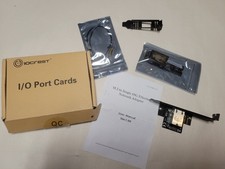 IO Crest 10 Gigabit M.2 M Key Ethernet Network Expansion Card picture