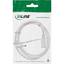 26903Q InLine DC Extension Cable Angle Plug 3 5 x 1 35mm White 3m ~D~ picture