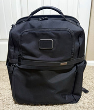 TUMI Alpha 3 Black Ballistic Nylon Laptop Backpack Water Resistant 2603177D3 picture
