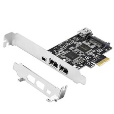 PCIE-TSB43AB23 4-Ports PCIE 1394A Firewire 400 Card for Windows OS and MAC... picture