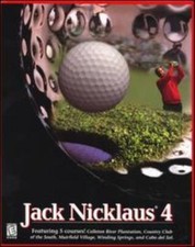 Jack Nicklaus 4 PC CD golf course sports golfer swing simulation golfing game picture
