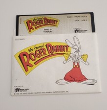 1988 Apple II - Disney & Amblin - Who Framed Roger Rabbit - Disc 1 & 2 - Vintage picture