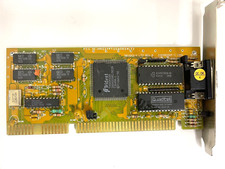 VINTAGE 1991 TRIDENT MICROSYSTEM 512K 16 BIT ISA VGA CARD HNG2YPTVGA06LT2 MXB16 picture