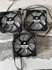 Three (3) Corsair Air Series SP120 RGB 120mm RWF0016 Fans picture