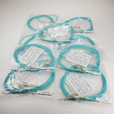 Lot of 9 - 3 Meter 3M LC‑LC UPC Single‑Mode Fiber Optic Cable (9/125 µm Simplex) picture