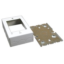 legrand WIREMOLD Metal Raceway, Extending Power, On-Wall, Deep Box, White, BW3 picture