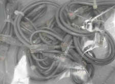 CAT 5C ETHERNET PATCH CABLE GRAY 2' LOT OF 12 picture