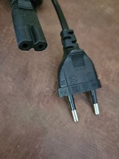 Bulk Bundle European 2 Prong AC Power Cords, Euro 2 pin, 6 ft RoHS compliant x20 picture