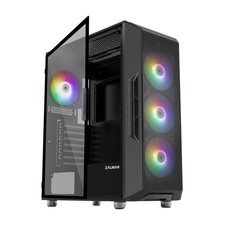 Zalman i3 NEO ATX Mid Tower PC Case, 4 x Fixed RGB Fans Pre-Installed for Hig... picture