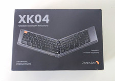 ProtoArc XK04 Foldable Bluetooth Keyboard Multi Device Type-C Rechargeable Black picture