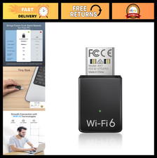 AX900 Mini USB WiFi 6 Adapter Dual Band USB2.0 WiFi Dongle for PC picture