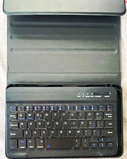Black Bluetooth Built-In Keyboard Folio/Case for Universal Tablet picture