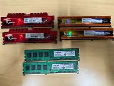 * Lot of 6 DDR3 DIMMs (2x 8GB, 2x 4GB, 2x 2GB) G.Skill Vulcan Crucial Team Group picture