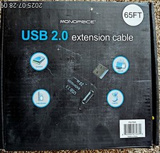 Brand-New Monoprice USB Extension Cable | Extend USB Reach Up to 65 FEET picture