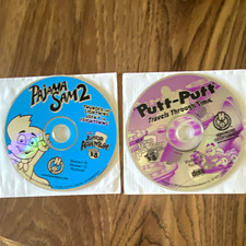 Humongous Entertainment Pajama Sam 2 & Putt-Putt Travels Through Time CD PC/Mac picture