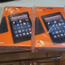 Amazon Fire 7 7in Wi‑Fi Tablet 8GB Storage 8GB RAM Black (2 Pack) picture