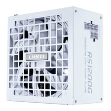 Lian-Li RS 1200W 80+ Gold with HUB PSU Active PFC ATX 3.1 12V 135 mm Fan White picture