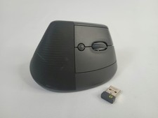 Logitech Lift Vertical Ergonomic Mouse Rechargeable Graphite w/ Dongle picture