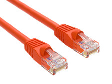 14ft Cat5e Crossover UTP Ethernet Network Patch Cable Snagless 24AWG Bare Cop... picture