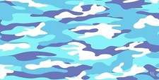 Gaming Mouse Pad Extra Large 90x45cmx 4mm CAMO  Gaming PC Mouse Pad Blue White  picture