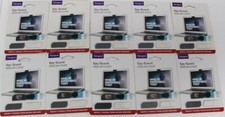 Lot of 10 Targus Spy Guard Webcam Cover 3 Pack Black, White, Gray AWH012US-51 Ne picture