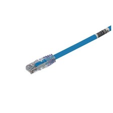 25 ft Panduit UTP6AX25BU 24 AWG Copper Cat 6A U/UTP Patch Cord Blue picture