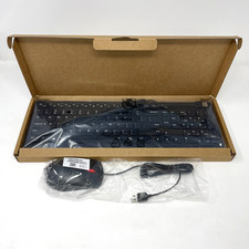 Lenovo USB Keyboard WIRED USB US English KU-1601 with Lenovo Mouse set Brand New picture