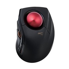ELECOM DEFT PRO Trackball Mouse Optical 8 Buttons DPI Switch Black Red picture