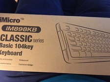 imicro IM 897 KB Classic Series Badic 104 Key Keyboard picture