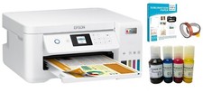 Espon EcoTank Sublimation Printer With Sublimate Paper and Ink Bottles Bundle picture