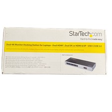 StarTech Dual-4K Monitor Docking Station for Laptop Dual HDMI Dual DP HDMI & DP picture