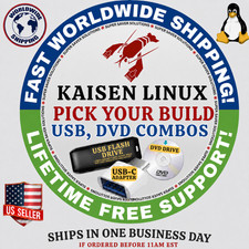 KAISEN LINUX KDE, XFCE, LXQT, MATE, SYSTEM RESCUE, NETINST DVD/USB COMBOS MAC/PC picture