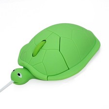 elec Space Cute Animal Turtle Shape USB Wired Corded Mouse Optical Mice for Note picture