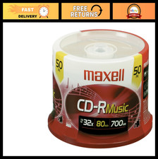 80-Minute Music CD-Rs 50-Pack Spindle - High-Quality Blank Discs for Audio Recor picture