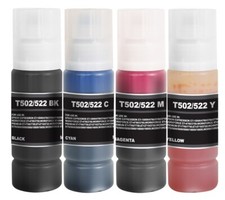 4PK Replacement Ink Refill Kit fits Epson T522 ET-2811 ET-2820 ET-4700 ET-4800 picture