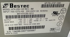 Bestec ATX-250-12Z REV D 5187-1098 250W Computer Power Supply picture