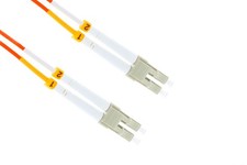 LC-LC Multimode Duplex 62.5/125 Fiber Patch Cable, 2M - Lifetime Warranty picture