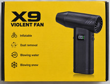 X9 Violent Fan Turbo Jet Blower Rechargeable Electric Air Duster 6 Speed USB-C picture
