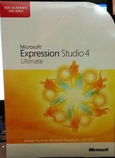Microsoft Expression Studio 4 Ultimate--For Academic Use--New Sealed Box picture
