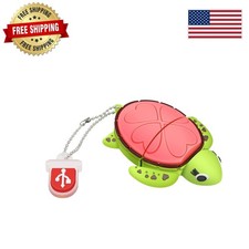 32GB Pink Sea Turtle USB Flash Drive - Cute, Shockproof, and Dustproof Design picture