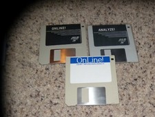 3 Commodore Amiga Disks: Online, Analyze and Online  picture